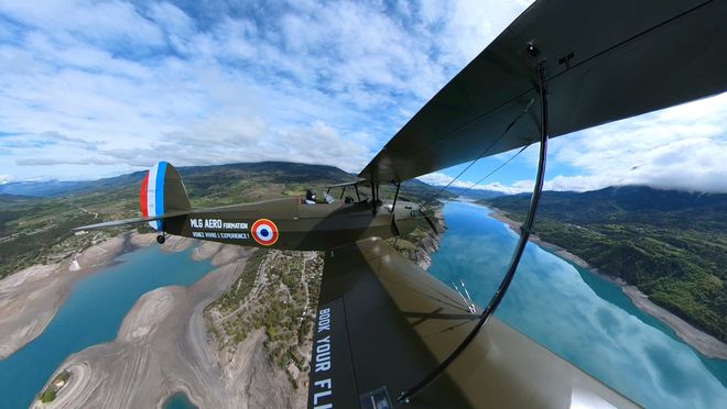 Au détour d'un vol dur le lac - © MLG AERO Formation Au détour d'un vol dur le lac - © MLG AERO Formation