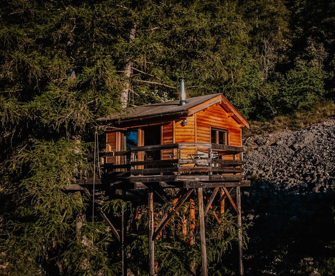 Cabane pour deux, vue drone - © Cabane pour deux Cabane pour deux, vue drone - © Cabane pour deux