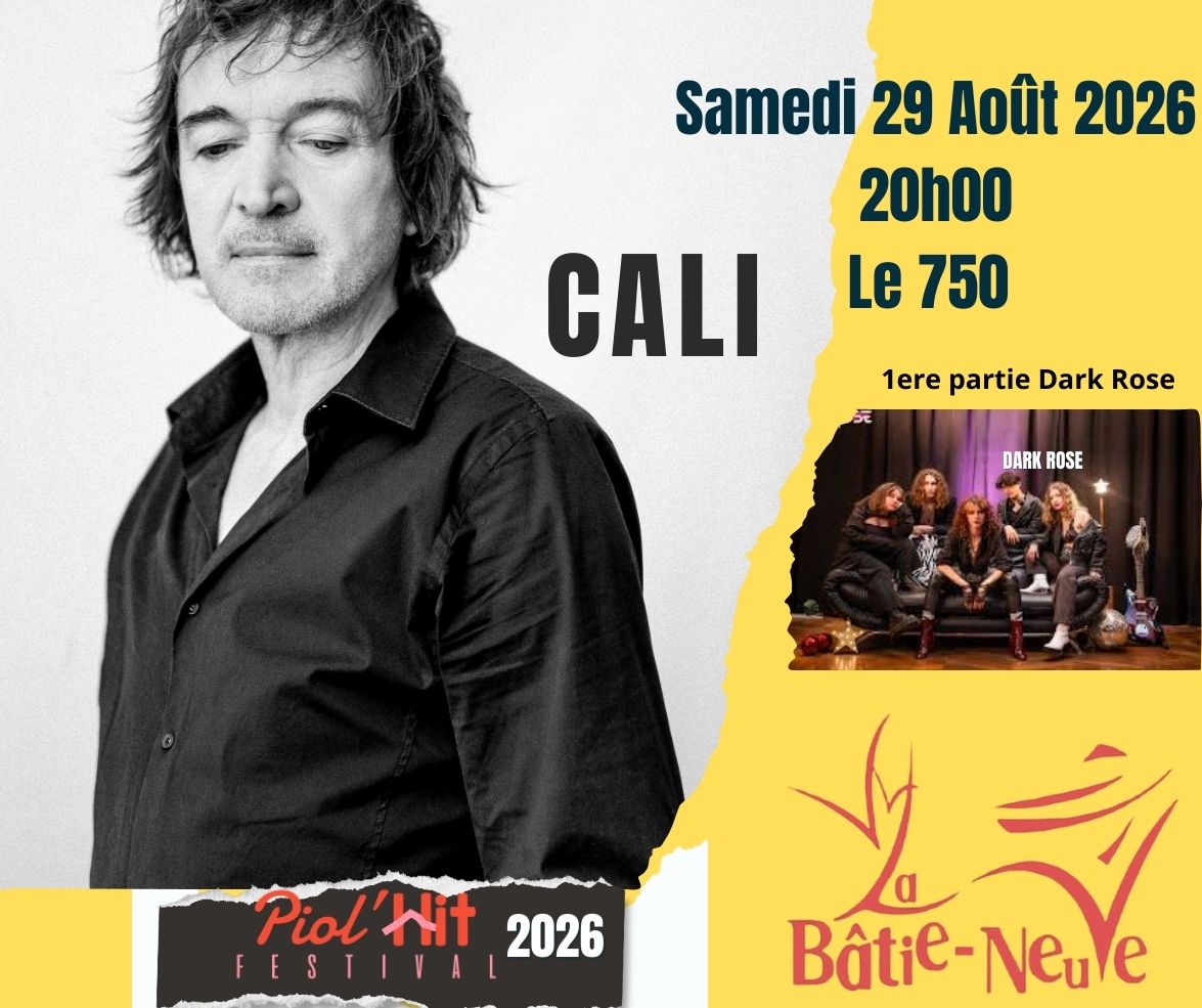 Piol'Hit Festival : Cali en concert._La Bâtie-Neuve - © Piol'hit Piol'Hit Festival : Cali en concert._La Bâtie-Neuve - © Piol'hit